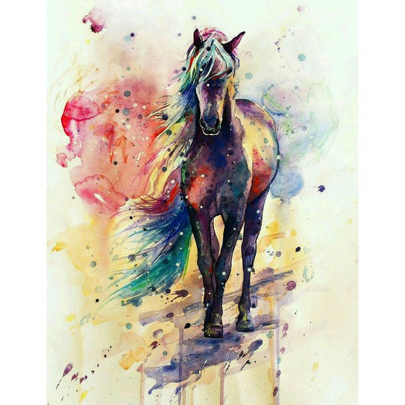 Multi Color Horse Di...