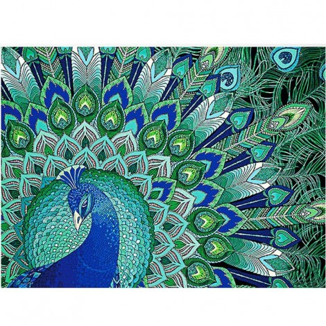 Special Shaped Peacock Diamond Painting Kit